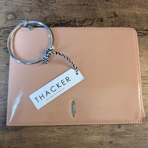 NWT Thacker Gable Ring Rose Pink Wristlet Clutch